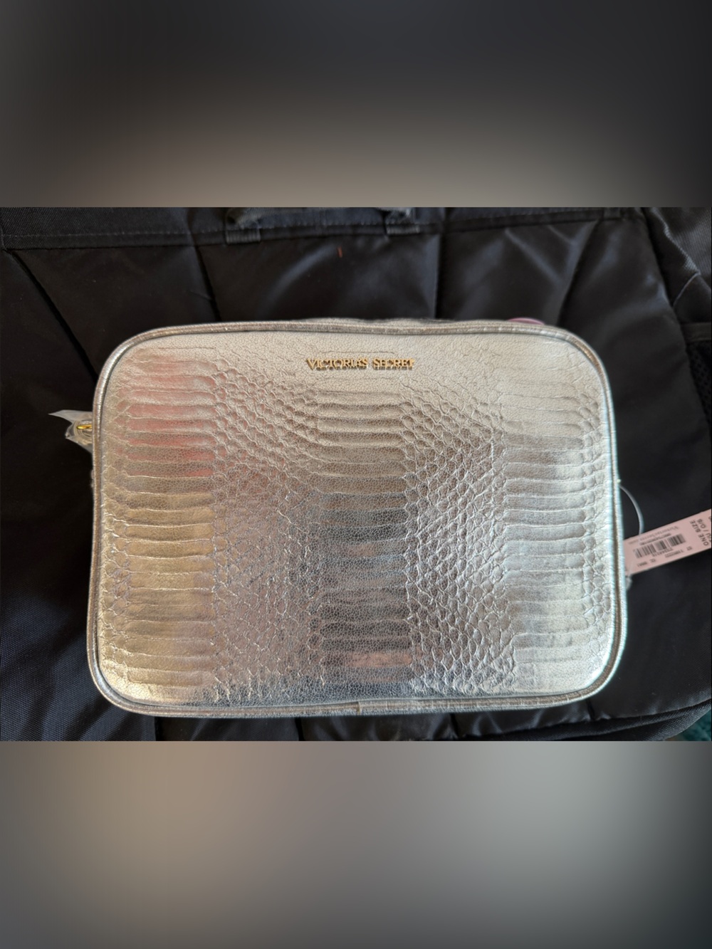 Victoria's Secret Metallic Silver Bag